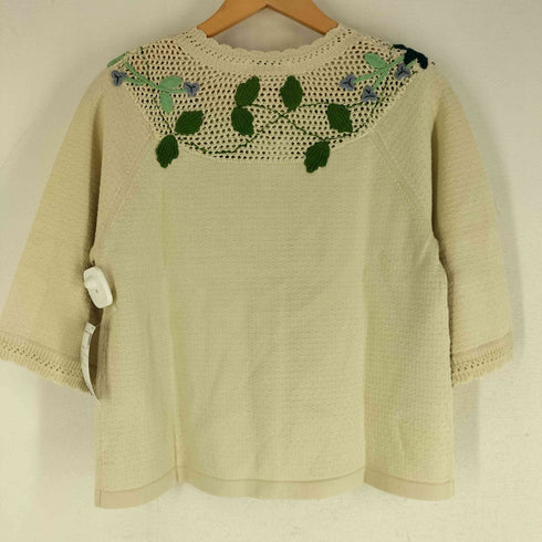 ホコモモラ Jocomomola フラワー刺繍カーディガン レディース 40