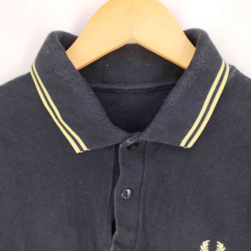 フレッドペリー FRED PERRY ロゴ刺繍 鹿の子 ポロシャツ メンズ