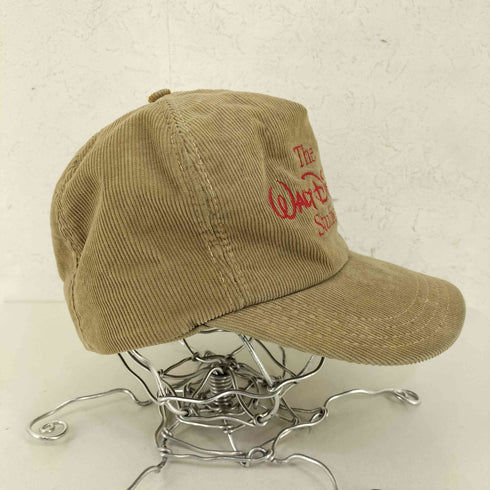 80-90s MADE IN USA 企業ロゴ刺繍 細畝コーデュロイキャップ スナップバック メンズ ONE SIZE