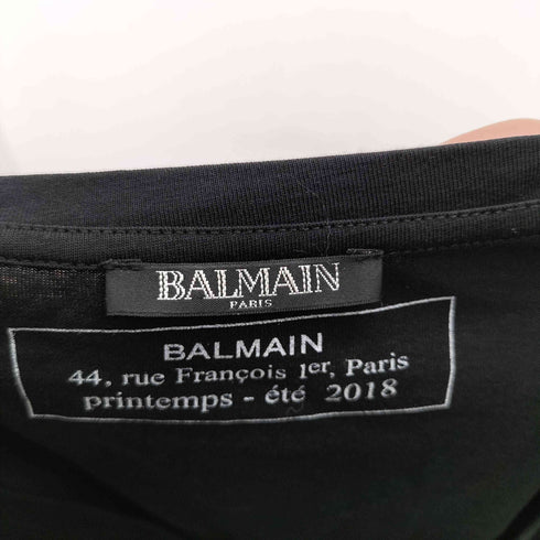 バルマン BALMAIN ロゴプリント S/S Tシャツ メンズ JPN:M