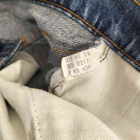 リーバイス Levis 505 83年 USA製 ボタン裏650 ストレートデニムパンツ 505-0217 メンズ 27×34