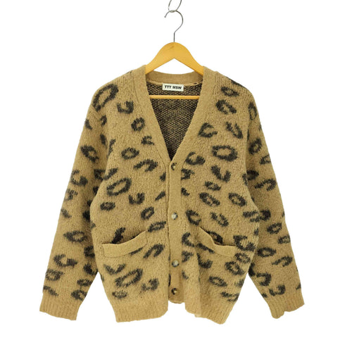 TTT_MSW 20AW ttt_msw leopard mohair cardigan レオパード柄モヘアカーディガン メンズ JPN:M