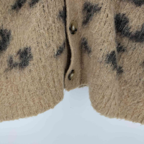 TTT_MSW 20AW ttt_msw leopard mohair cardigan レオパード柄モヘアカーディガン メンズ JPN:M