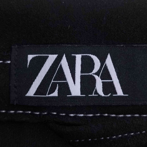 ザラ ZARA ステッチデザイン フェイクスエード トラックジャケット レディース import:XS