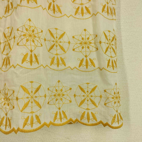 IKI(イキ) chambre de charme 総柄 刺繍ノースリーブワンピース レディース FREE