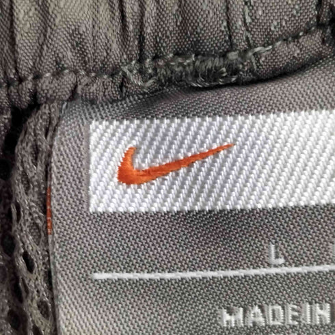 ナイキ NIKE スウッシュロゴ刺繍 裏地メッシュ サイドジップ イージーパンツ メンズ import:L