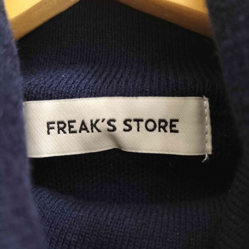 フリークスストア FREAKS STORE Relax Fit リラックスフィット スウェットライク タートルネックニット メンズ JPN:L