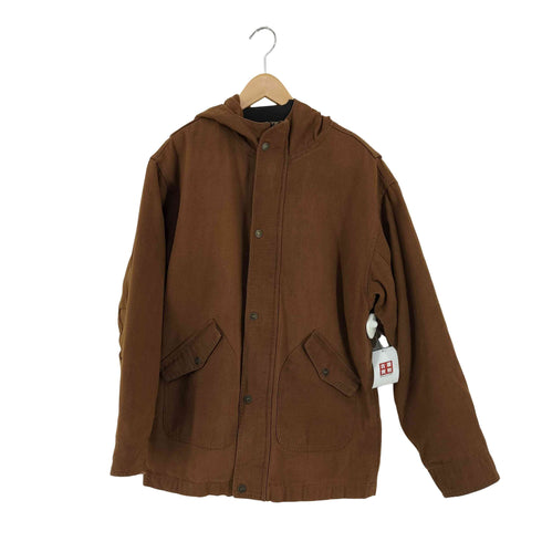 BUFFALO JACKSON マドラスチェックライナー付き ダック地フーディジャケット メンズ import:M