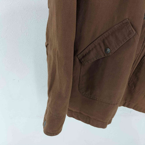 BUFFALO JACKSON マドラスチェックライナー付き ダック地フーディジャケット メンズ import:M
