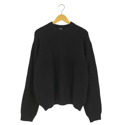 フリークスストア FREAKS STORE リラックスフィット 畦編み クルーネック ニット メンズ JPN:L