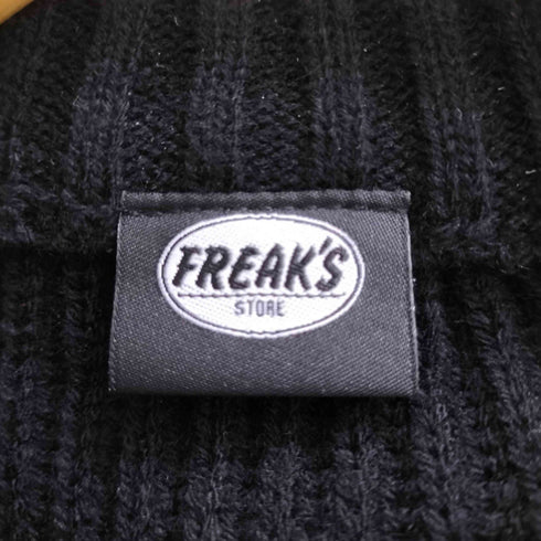 フリークスストア FREAKS STORE リラックスフィット 畦編み クルーネック ニット メンズ JPN:L