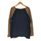 アルマーニジーンズ ARMANI JEANS OLD ITALY製 バイカラー ラグランコットンニット メンズ import:L