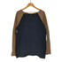 アルマーニジーンズ ARMANI JEANS OLD ITALY製 バイカラー ラグランコットンニット メンズ import:L