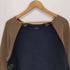 アルマーニジーンズ ARMANI JEANS OLD ITALY製 バイカラー ラグランコットンニット メンズ import:L