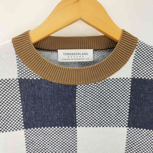 トゥモローランドトリコ TOMORROWLAND tricot ブロックチェックニット レディース JPN:S