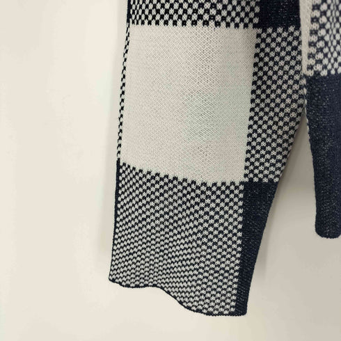 トゥモローランドトリコ TOMORROWLAND tricot ブロックチェックニット レディース JPN:S