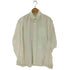 バレンシアガ BALENCIAGA cotton tie shoulder cape sleeves hi low shirt メンズ 3B