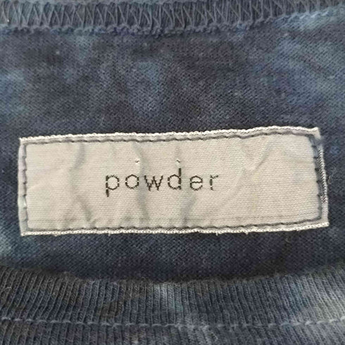 パウダー powder パンダプリント タイダイノースリーブカットソー レディース