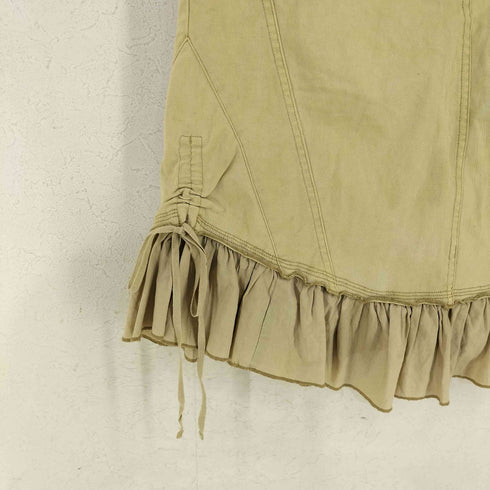 アーバンアウトフィッターズ BDG URBAN OUTFITTERS サイドレースアップ フリルチノスカート Y2K レディース M
