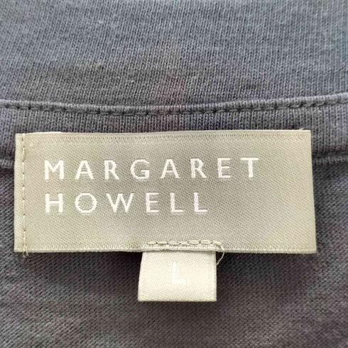 マーガレットハウエル MARGARET HOWELL WOVEN SLEEVE JERSEY Tシャツ メンズ L
