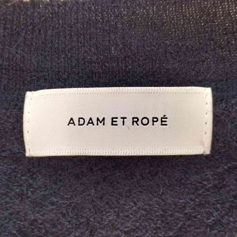 アダムエロペ Adam et Rope アルパカミックス ハイゲージ ニットロングスリーブ メンズ M
