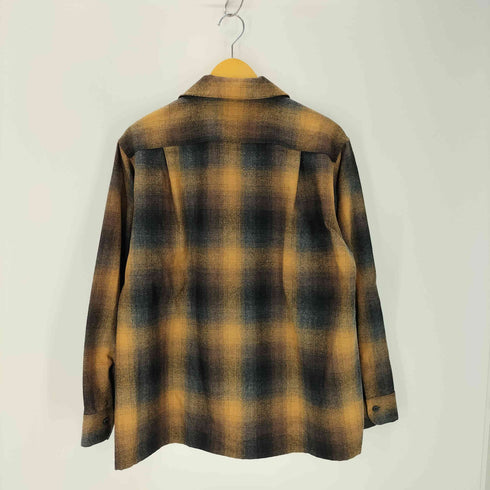 ペンドルトン PENDLETON 別注 BEACH SHIRT ウールナイロンチェックシャツ メンズ L