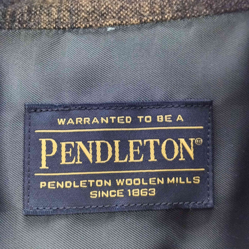 ペンドルトン PENDLETON 別注 BEACH SHIRT ウールナイロンチェックシャツ メンズ L