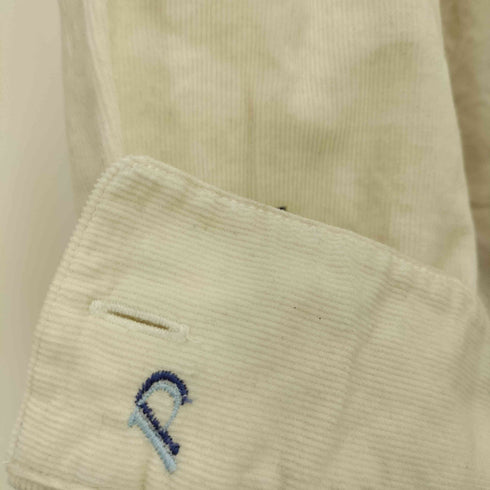 パパス papas アルファベット刺繍コーデュロイボタンダウンシャツ メンズ 48 M