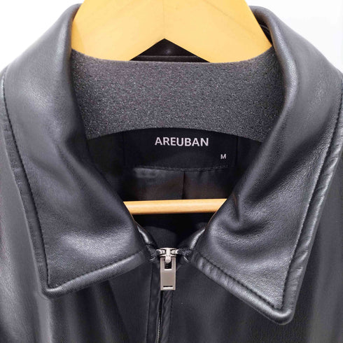 AREUBAN フェイクレザージャケット レディース JPN:M