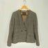 ユナイテッドアローズグリーンレーベルリラクシング UNITED ARROWS green label relaxing サキソニーDノーラペルジャケット ワイドパンツ セットアップ レディース 42