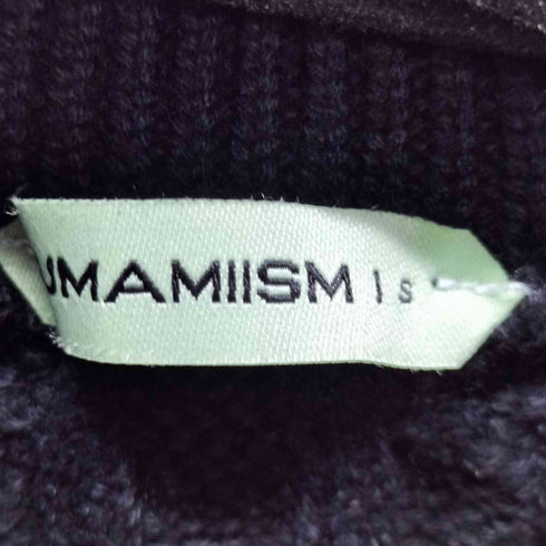 umamiism ジップアップケーブルニット レディース JPN:S