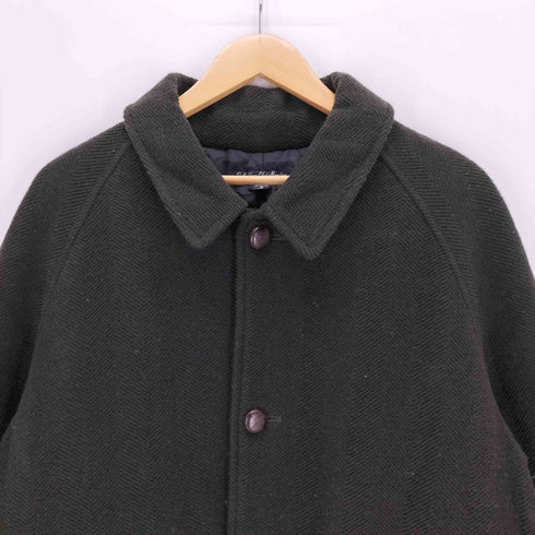 CITY LIFE WEAR 裏地キルティング ウッドボタンコート メンズ 2