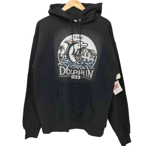 ヘインズ Hanes ロゴプリント プルオーバーパーカー メンズ import:M