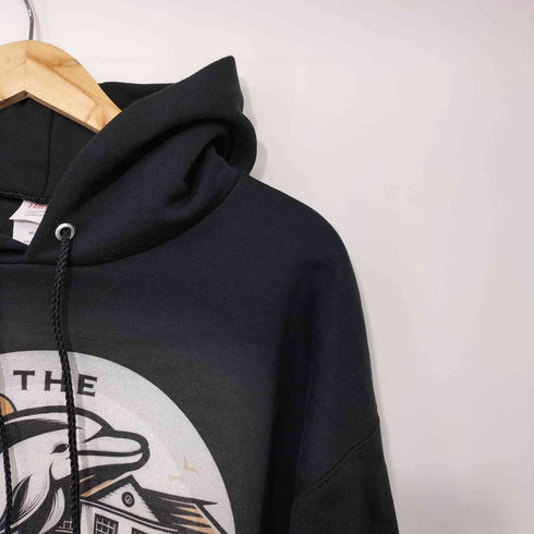 ヘインズ Hanes ロゴプリント プルオーバーパーカー メンズ import:M