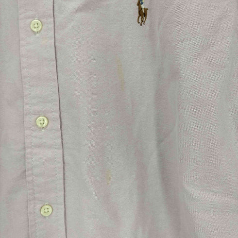 ラルフローレン RALPH LAUREN COSTAM FIT ポニー刺繍ボタンダウンシャツ メンズ import:M