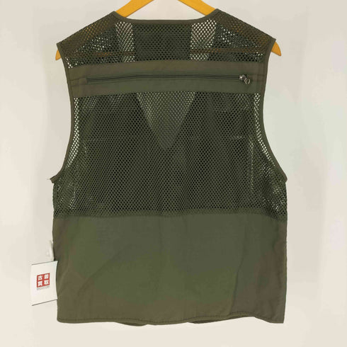 OUTDOOR マルチポケット メッシュ フィッシング ベスト メンズ import:XXL