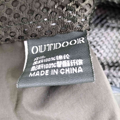 OUTDOOR マルチポケット メッシュ フィッシング ベスト メンズ import:XXL