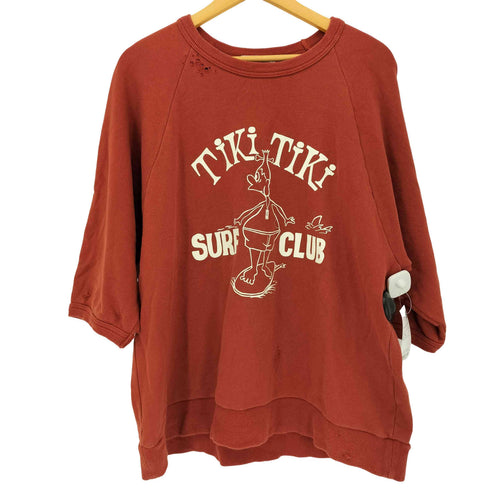 ウィアード WEIRDO 24SS TIKITIKI SURF CLUB - S/S SWEAT メンズ JPN:XL