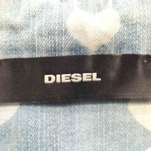 ディーゼル DIESEL ハート柄 デニム ウエスタン シャツ レディース