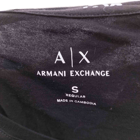 アルマーニエクスチェンジ ARMANI EXCHANGE Czarny Regular Fit メンズ JPN:S