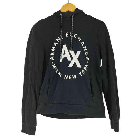 アルマーニエクスチェンジ ARMANI EXCHANGE プリントプルオーバーパーカー メンズ M
