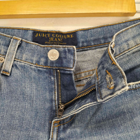ジューシークチュール JUICY COUTURE MADE IN USA ジップフライフレアデニムパンツ Y2K レディース 26