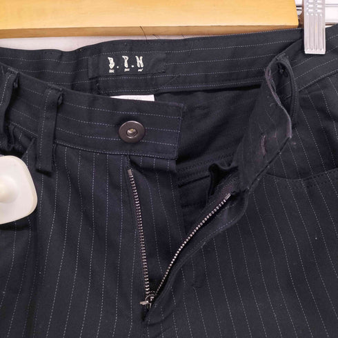ブラックピースナウ BLACK PEACE NOW ストライプジップデザインパンツ Y2K レディース JPN:M