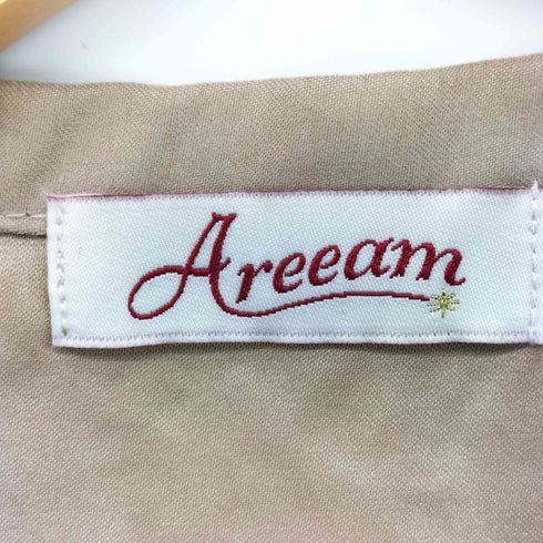 アリーム Areeam ボリュームスリーブ クロップド ワンピース レディース