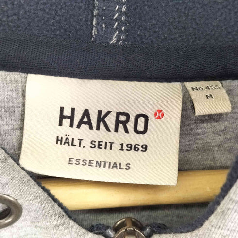HAKRO ジップアップパーカー メンズ import:M