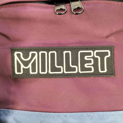 ミレー MILLET ロゴ刺繍 メッシュポケット バックパック メンズ