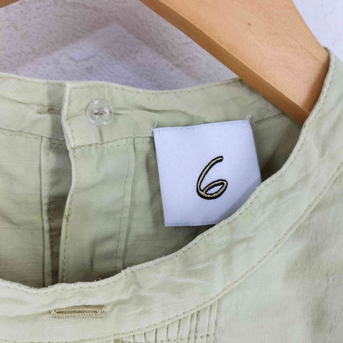 ロクビューティーアンドユースユナイテッドアローズ 6 BEAUTY & YOUTH UNITED ARROWS PIN TUCK SHIRT レディース JPN:36