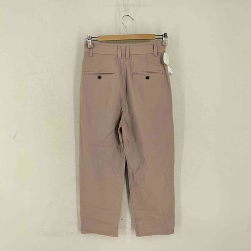 ユニ yuni 強撚ギャバ two tuck パンツ レディース JPN:S