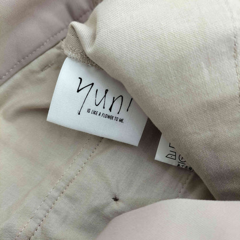 ユニ yuni 強撚ギャバ two tuck パンツ レディース JPN:S