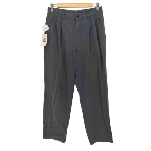 イッセイミヤケ ISSEY MIYAKE 90S 93AW レーヨン混 2タック スラックス パンツ メンズ JPN:L